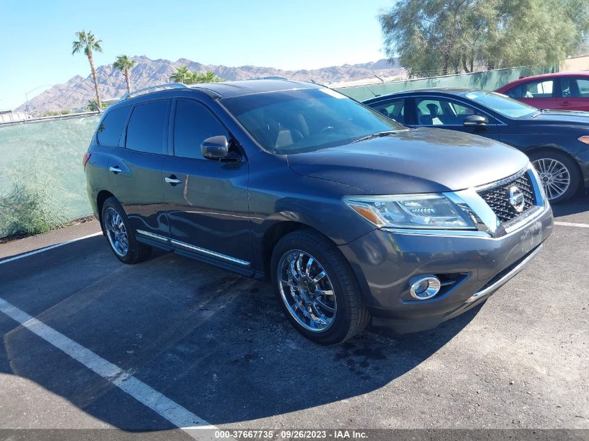 2014 NISSAN PATHFINDER SL - 5N1AR2MM8EC652868