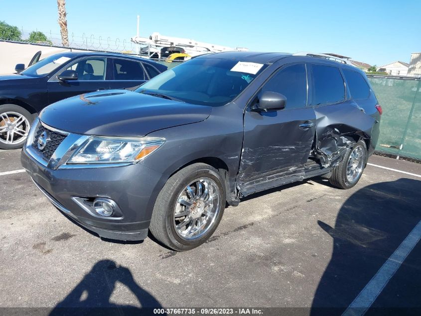 2014 NISSAN PATHFINDER SL - 5N1AR2MM8EC652868