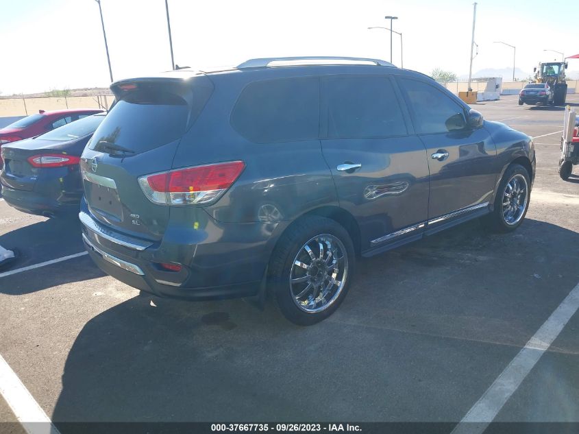 2014 NISSAN PATHFINDER SL - 5N1AR2MM8EC652868