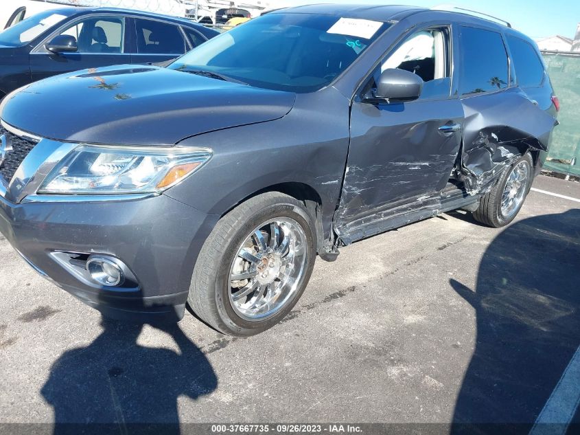 2014 NISSAN PATHFINDER SL - 5N1AR2MM8EC652868