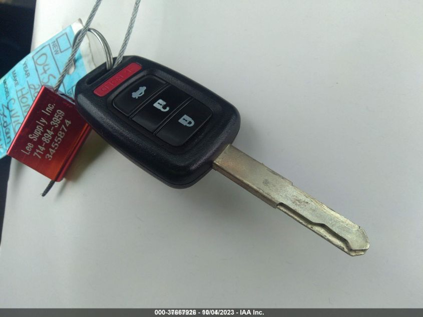 2016 HONDA CIVIC LX - 19XFC2F60GE045739