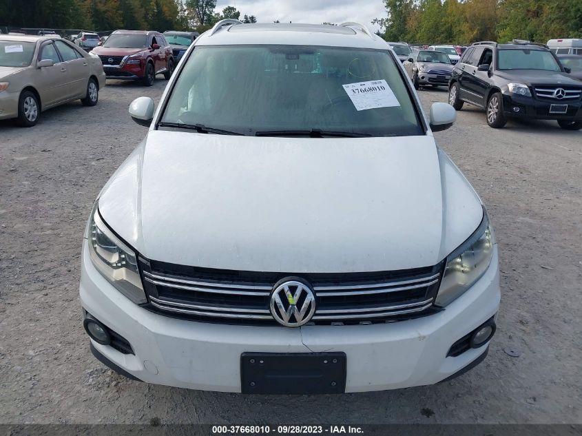 2016 VOLKSWAGEN TIGUAN SE - WVGBV7AX2GW617482