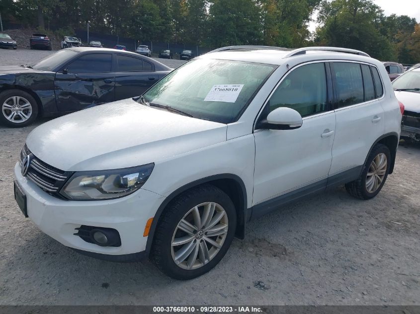 2016 VOLKSWAGEN TIGUAN SE - WVGBV7AX2GW617482