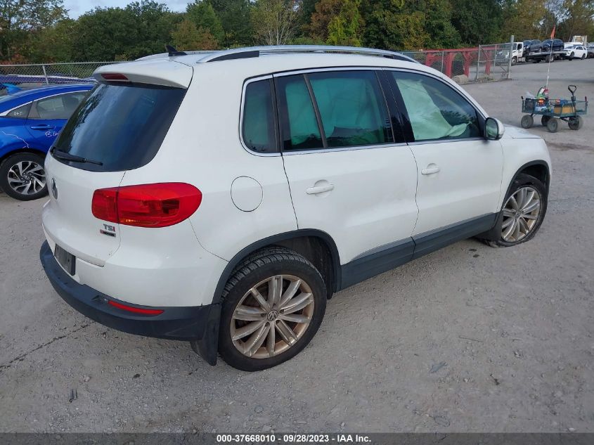 2016 VOLKSWAGEN TIGUAN SE - WVGBV7AX2GW617482