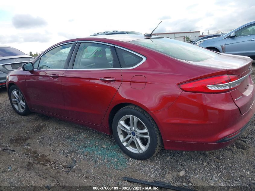 2018 FORD FUSION SE - 3FA6P0HD4JR217538