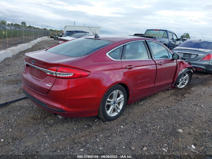 2018 FORD FUSION SE - 3FA6P0HD4JR217538