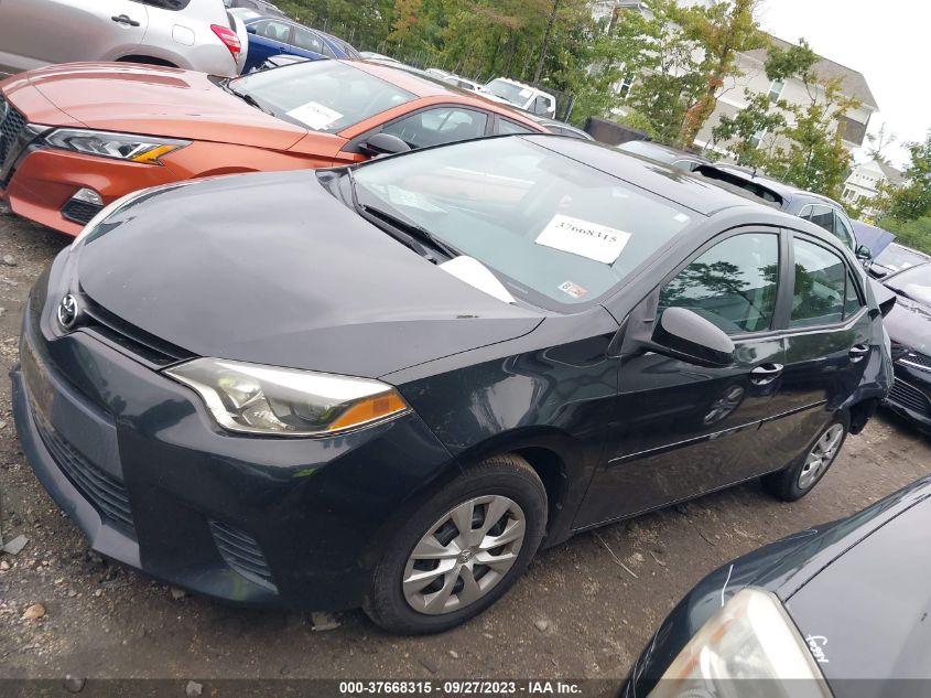 2014 TOYOTA COROLLA L/LE/S/S PLUS/LE PLUS - 2T1BURHE7EC009924