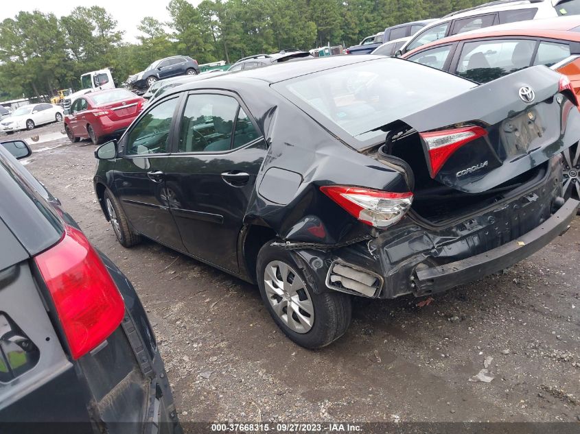 2014 TOYOTA COROLLA L/LE/S/S PLUS/LE PLUS - 2T1BURHE7EC009924