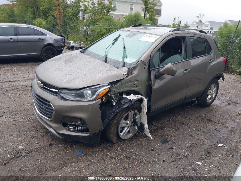 2021 CHEVROLET TRAX LT - KL7CJLSM9MB363433