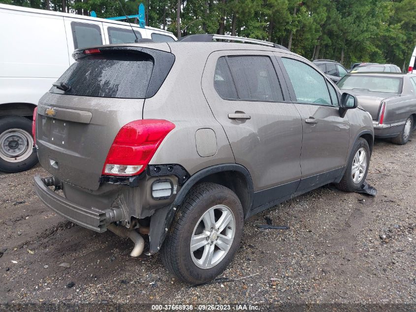 2021 CHEVROLET TRAX LT - KL7CJLSM9MB363433