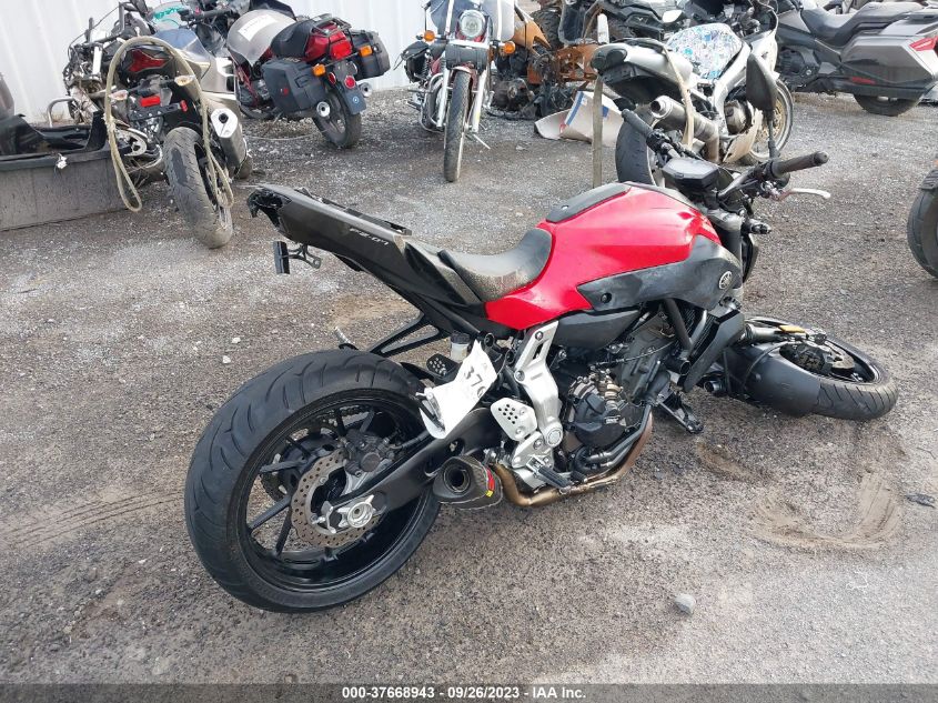 2015 YAMAHA FZ07 JYARM06E0FA004613