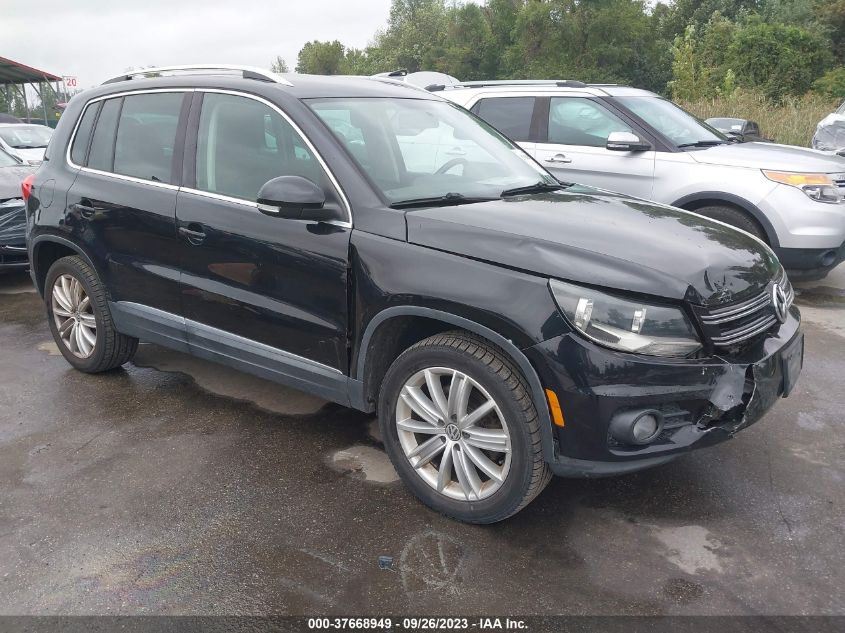 2014 VOLKSWAGEN TIGUAN S/SE/SEL/R-LINE - WVGBV3AX8EW520888