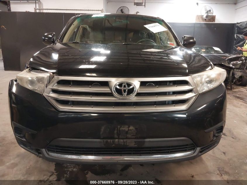 2013 TOYOTA HIGHLANDER - 5TDZK3EH1DS097567