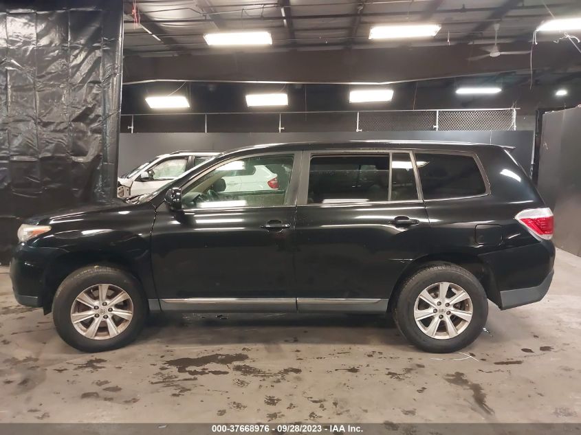 2013 TOYOTA HIGHLANDER - 5TDZK3EH1DS097567