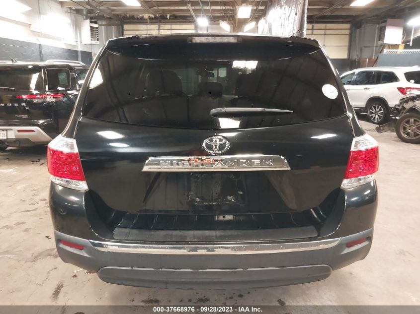 2013 TOYOTA HIGHLANDER - 5TDZK3EH1DS097567
