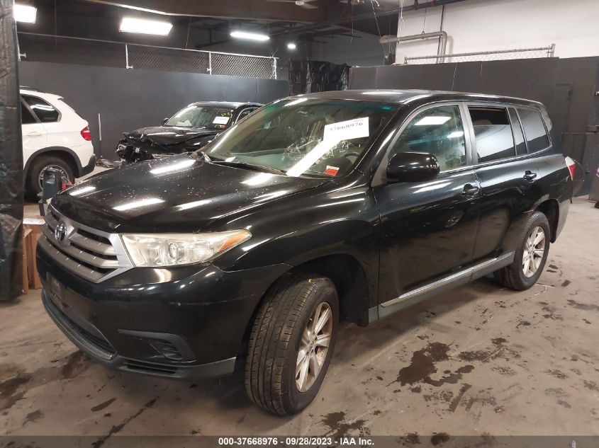 2013 TOYOTA HIGHLANDER - 5TDZK3EH1DS097567