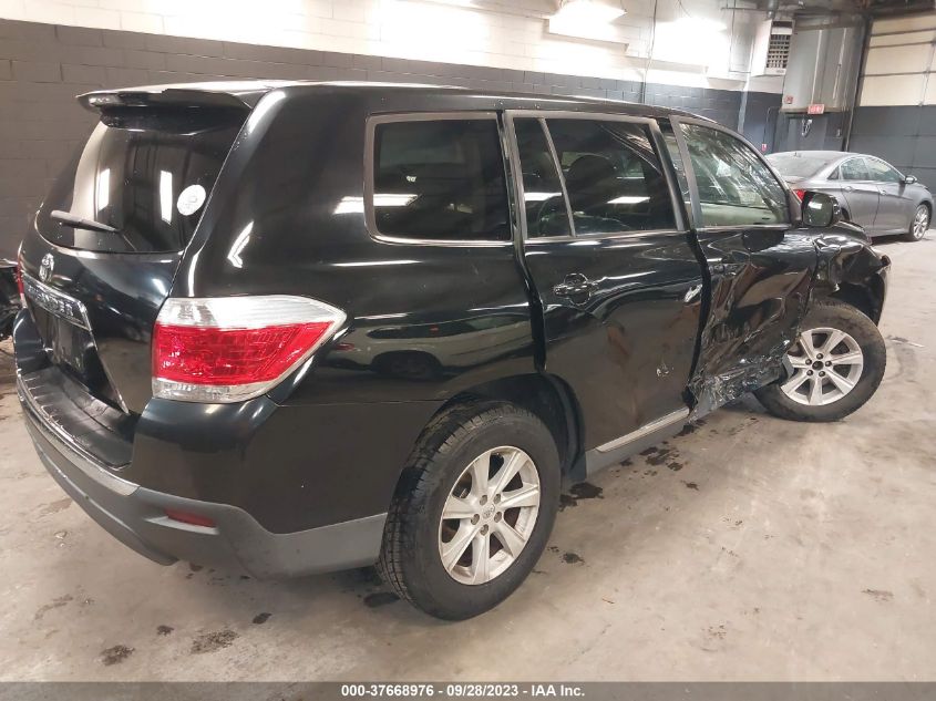 2013 TOYOTA HIGHLANDER - 5TDZK3EH1DS097567