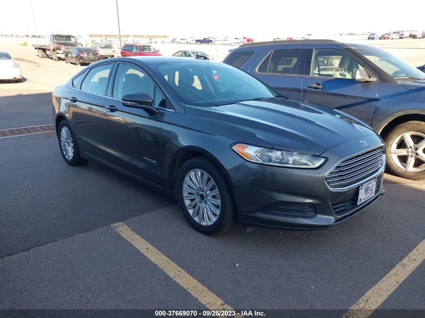 2016 FORD FUSION SE HYBRID - 3FA6P0LU1GR369695