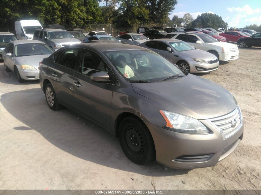 2015 NISSAN SENTRA SR/SL/S/SV/FE+ S - 3N1AB7AP4FL648314