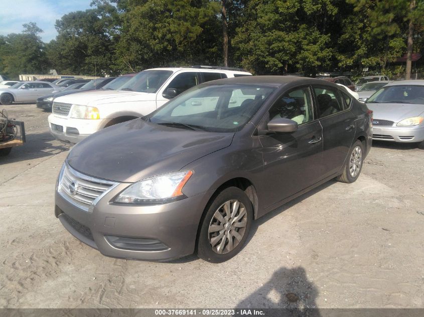 2015 NISSAN SENTRA SR/SL/S/SV/FE+ S - 3N1AB7AP4FL648314