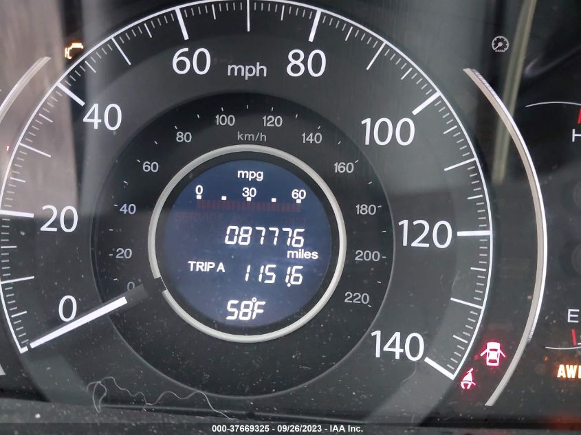 2014 HONDA CR-V EX-L - 5J6RM4H73EL000255
