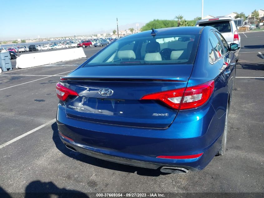 2016 HYUNDAI SONATA 2.4L SPORT - 5NPE34AF1GH433508