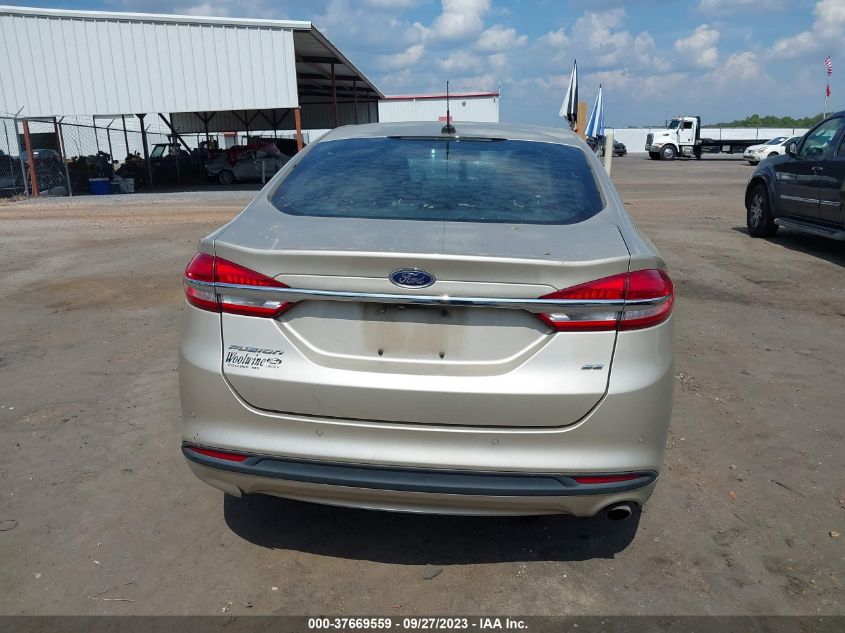 2017 FORD FUSION SE - 3FA6P0H73HR186464