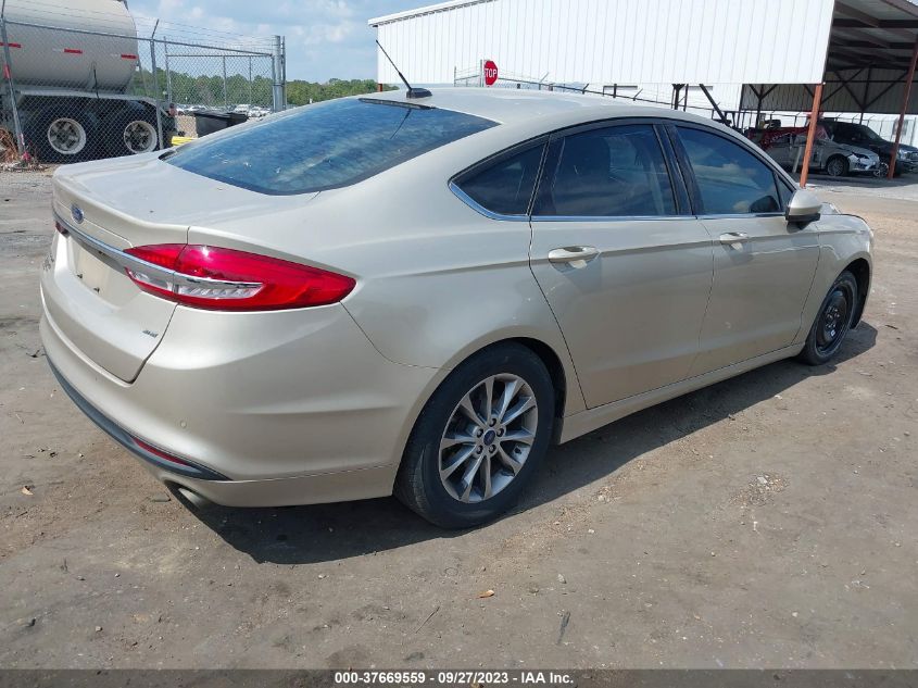 2017 FORD FUSION SE - 3FA6P0H73HR186464