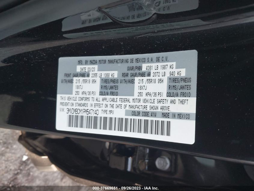 2023 MAZDA CX-30 2.5 S PREFERRED PACKAGE - 3MVDMBCM1PM547140