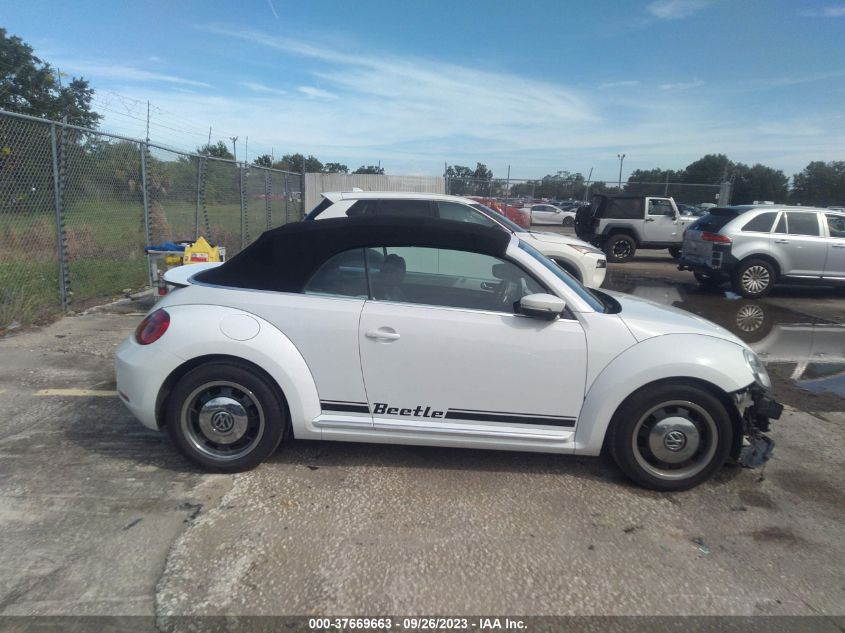 2015 VOLKSWAGEN BEETLE CONVERTIBLE 1.8T W/TECH 3VW507AT1FM805452