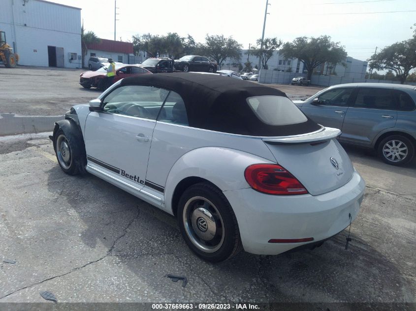 2015 VOLKSWAGEN BEETLE CONVERTIBLE 1.8T W/TECH 3VW507AT1FM805452