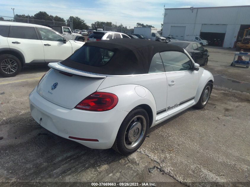 2015 VOLKSWAGEN BEETLE CONVERTIBLE 1.8T W/TECH 3VW507AT1FM805452