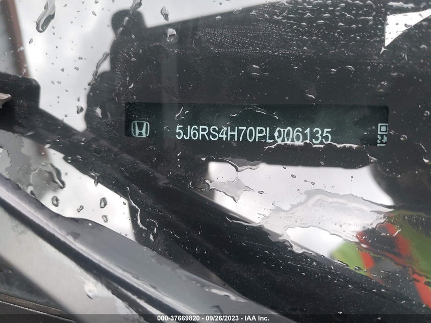 VIN 5J6RS4H70PL006135 2023 HONDA CR-V EX-L