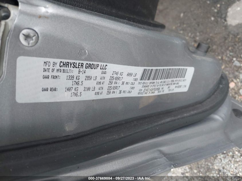 2015 CHRYSLER TOWN & COUNTRY S - 2C4RC1HG0FR520588