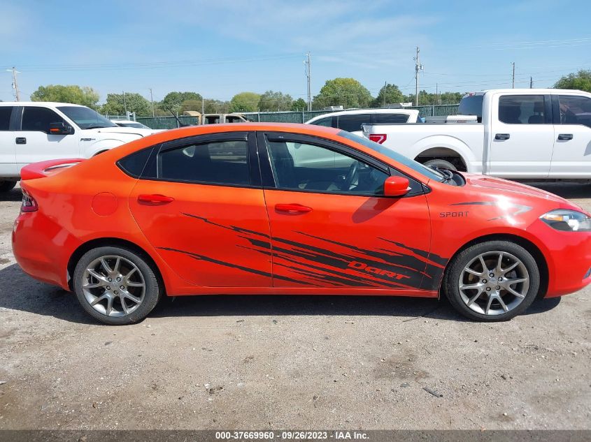 2015 DODGE DART SXT - 1C3CDFBB2FD252941