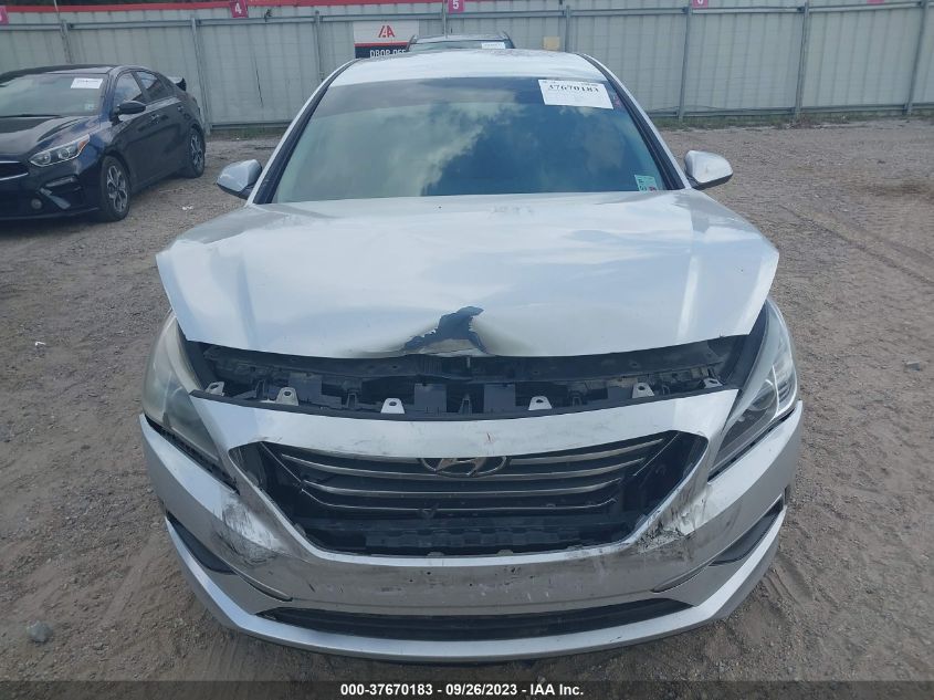 2017 HYUNDAI SONATA 2.4L - 5NPE24AFXHH551982