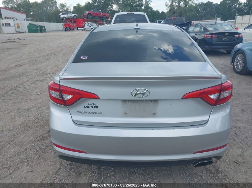 2017 HYUNDAI SONATA 2.4L - 5NPE24AFXHH551982