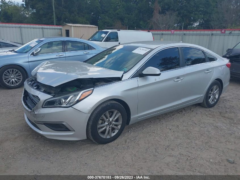 2017 HYUNDAI SONATA 2.4L - 5NPE24AFXHH551982