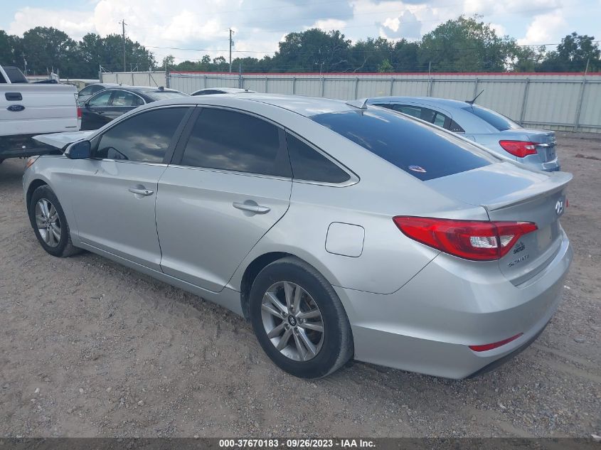 2017 HYUNDAI SONATA 2.4L - 5NPE24AFXHH551982