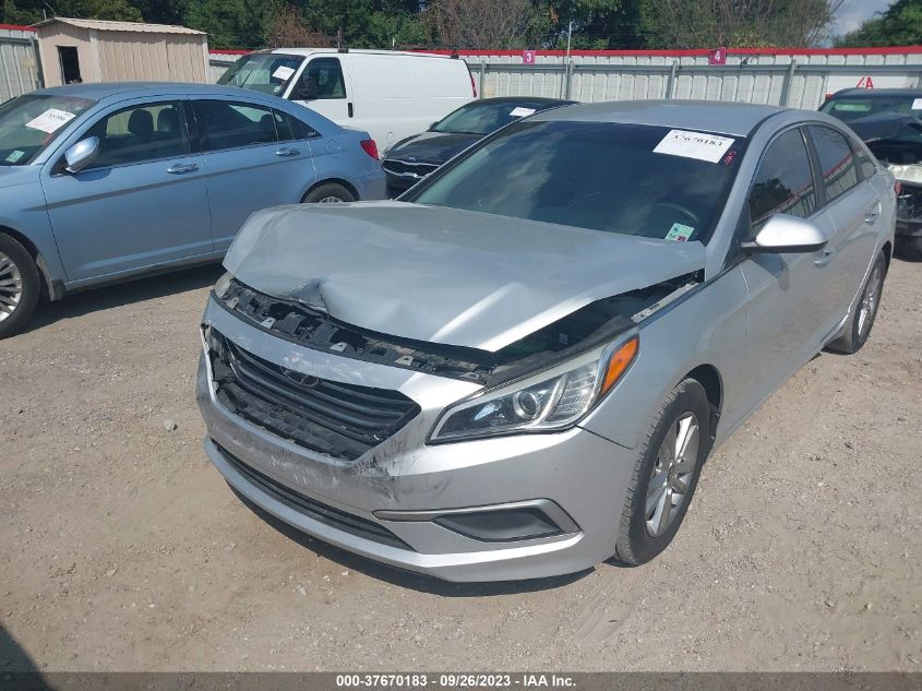 2017 HYUNDAI SONATA 2.4L - 5NPE24AFXHH551982