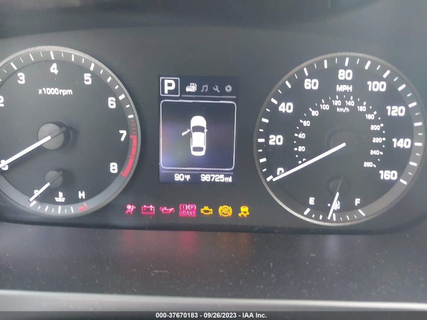 2017 HYUNDAI SONATA 2.4L - 5NPE24AFXHH551982