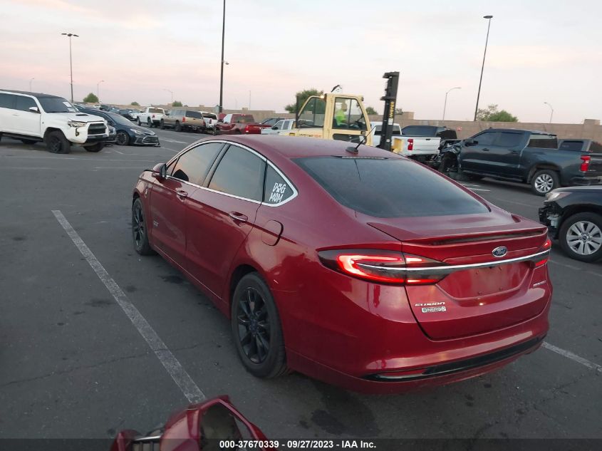 2018 FORD FUSION ENERGI TITANIUM - 3FA6P0SU9JR205071