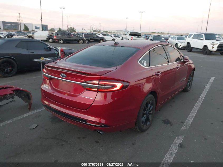 2018 FORD FUSION ENERGI TITANIUM - 3FA6P0SU9JR205071