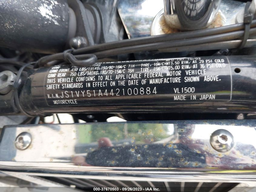 2004 SUZUKI VL1500 JS1VY51A442100884