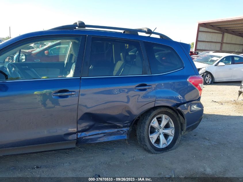 2014 SUBARU FORESTER 2.5I LIMITED - JF2SJAJC4EH529451