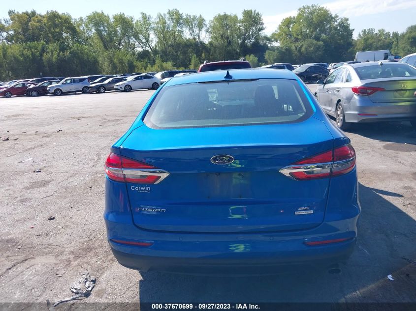 2019 FORD FUSION SE - 3FA6P0HD9KR226656