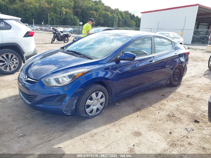 2016 HYUNDAI ELANTRA SE - 5NPDH4AE8GH668184