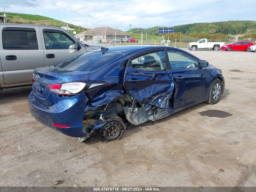 2016 HYUNDAI ELANTRA SE - 5NPDH4AE8GH668184