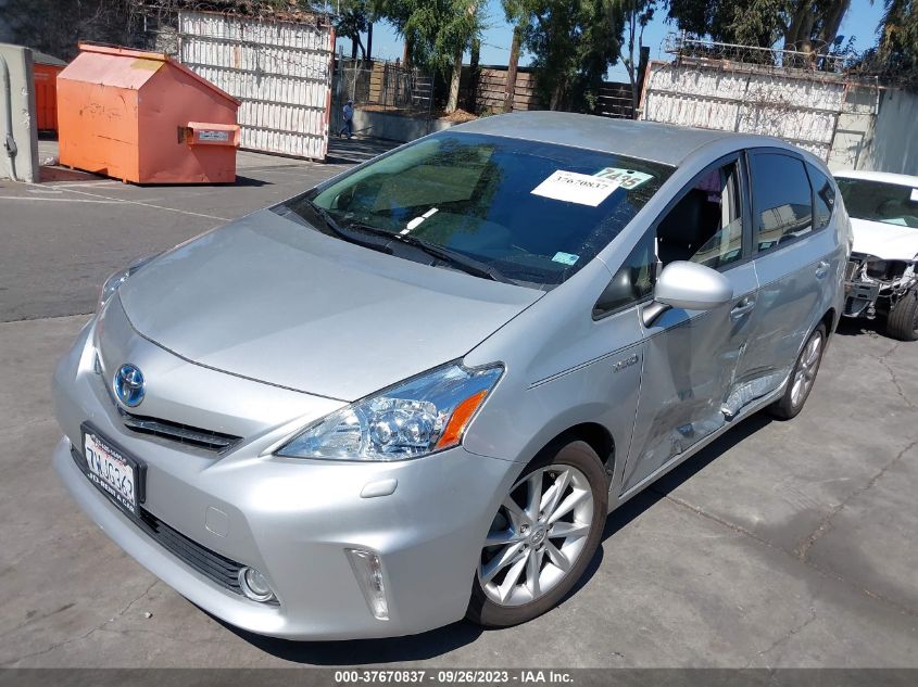 2013 TOYOTA PRIUS V TWO/THREE/FIVE - JTDZN3EU3D3275520