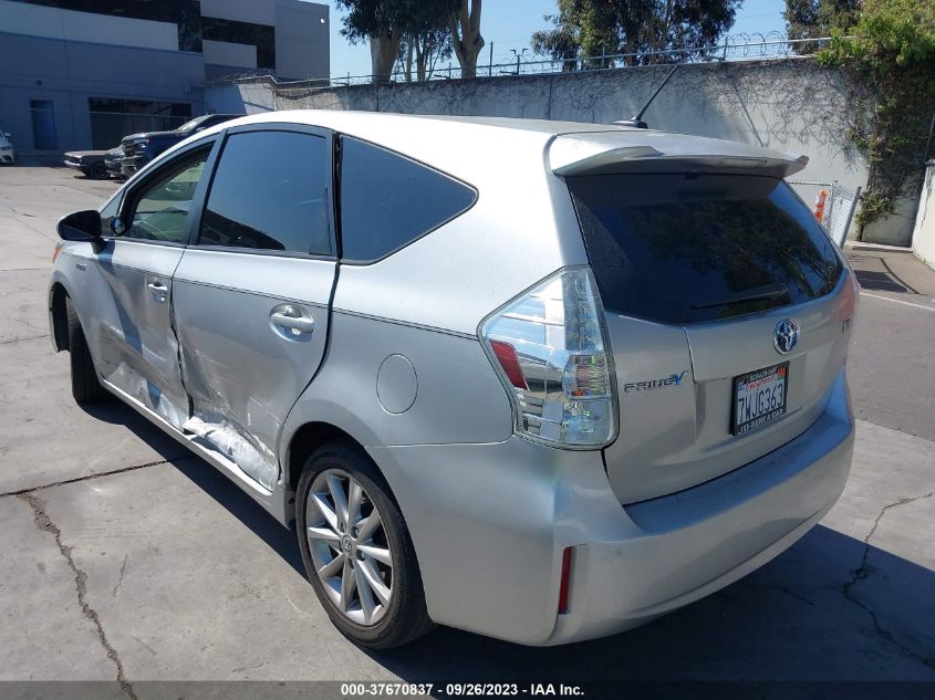 2013 TOYOTA PRIUS V TWO/THREE/FIVE - JTDZN3EU3D3275520